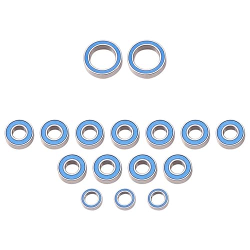 Rodamiento de bolas para Tamiya CC-01 kit de 18 piezas de repuesto selladas de goma 3