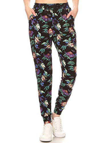 Image of Leggings Depot Premium Jogger Women's Popular Print High Waist Track Pants(S-XL)