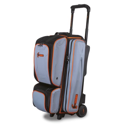 Hammer Gauntlet Triple Roller Bowling Bag (Grey)