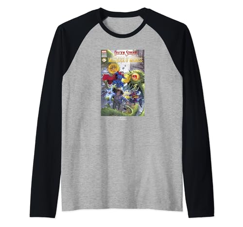 T-shirt Marvel Doctor Strange Raglan bicolore style baseball geek pour homme et femme