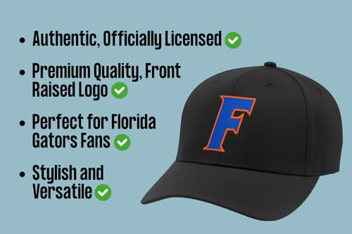 Gorra ajustable bordada Florida Gators béisbol miniatura 7