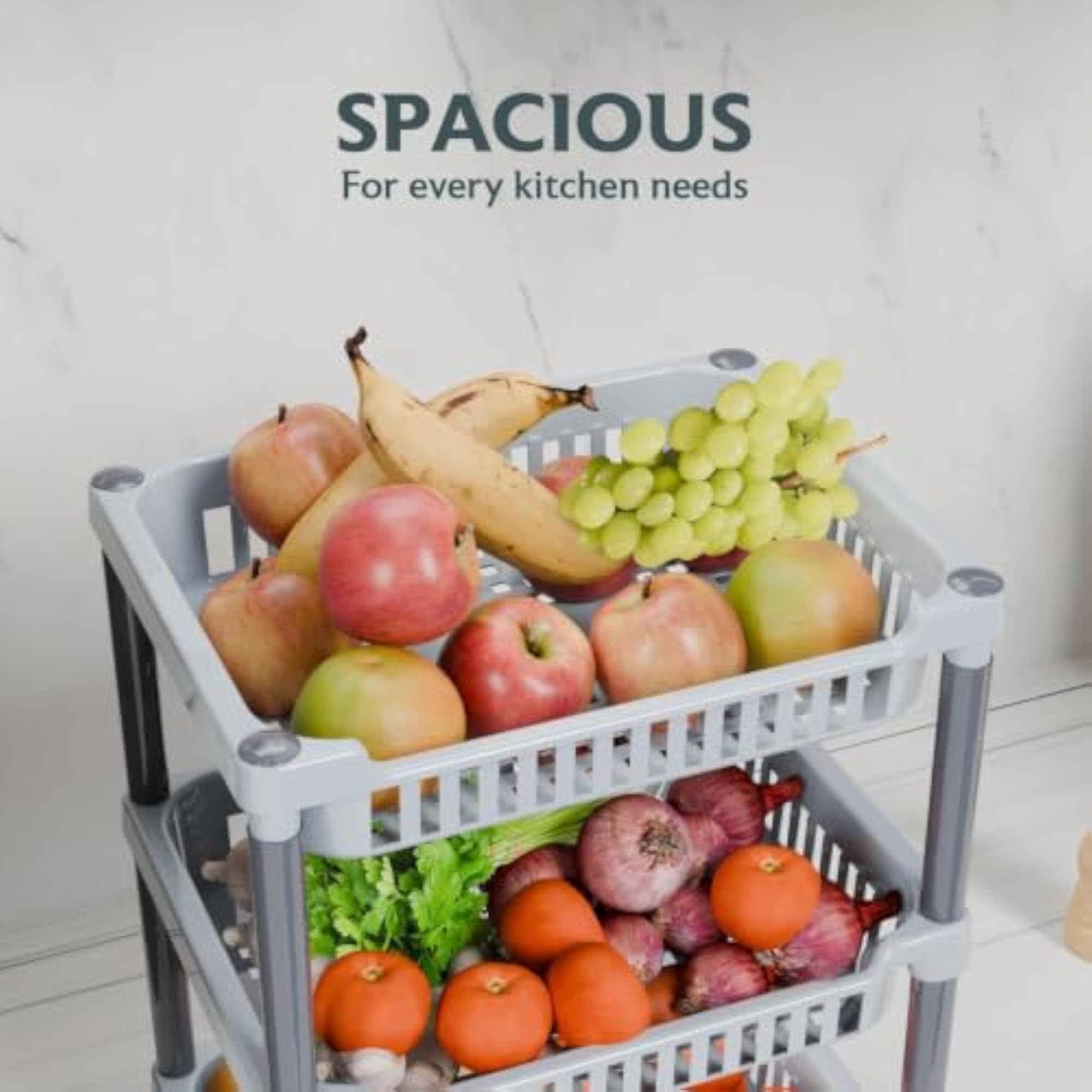3 Layer Kitchen Storage Rack for Fruits & Vegetables