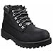 Skechers mens Sargeants-verdict Waterproof Fashion Boot, Black Waterproof Oiled Smooth Leather, 9.5 US