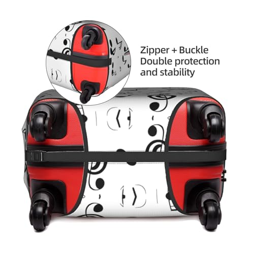 Sign Language Alphabet Tsa Approved Luggage Cover For 18-32 Inch Suitcases Scratch-Resistant Stretch Luggage Cover4