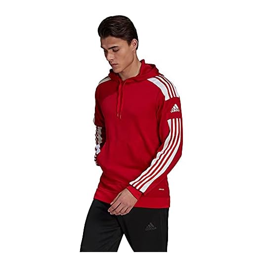 Adidas Hombre Hooded Track Top Sq21 Hood, Tmpwrd/Blanco, GP6435, L
