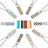 DELORIGIN 2 Styles Essential Oil Necklace Scent Diffuser Aromatherapy Pendant with 20 Felt Pads Hollow Heart Stainless Steel Perfume Necklace for Women Gift Christmas Birthday Valentine's Day #4