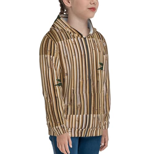 Bamboo Raft Kids Pullover Hoodies Boys Zip Up Sweatshirts Girls Athletic Clothes with Pocket4