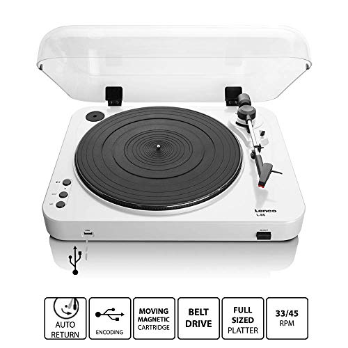 Lenco L-85 Blanc - Les Beatles, Paul McCartney, John Lennon, RIngo Starr, George Harrison Lenco L-85 Blanc – Image 3