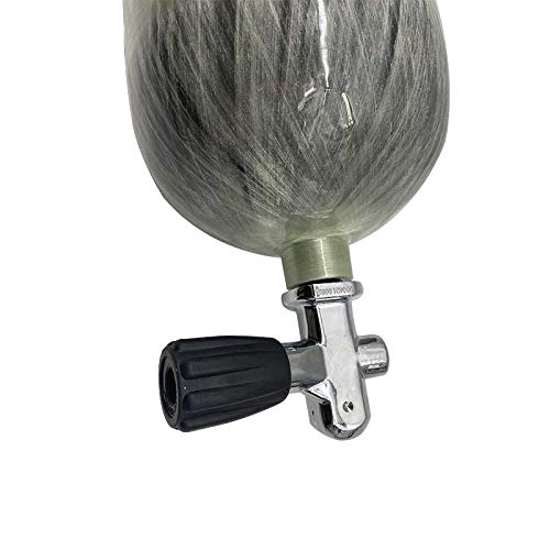 Acecare PCP Airguns 9L DOT Approved Hpa Tank 4500Psi Scuba Diving Cylinder M18*1.5 (9L+ AQS-M1)