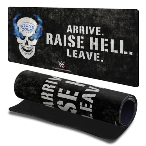 Tapis de souris WWE Austin antidérapant fini les glissements de clavier sur le bureau