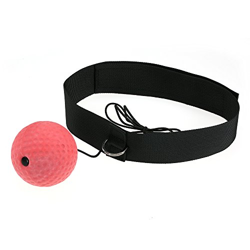 Andoer Boxe Reflex Ball Fight Ball com faixa ajustável para reflex Speed ​​Training Boxe Punch Exerc