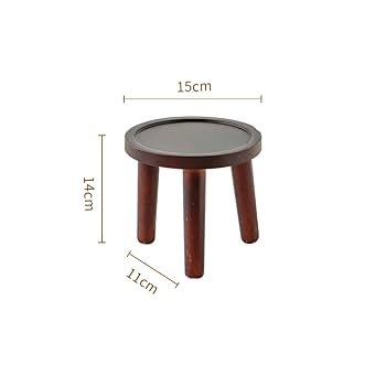 Amazon.co.jp: MJKQ9 フラワースタンド 花台 木製 丸型 植木鉢