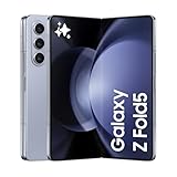Samsung Galaxy Z Fold5 Faltbares AI-Android-Smartphone ohne Vertrag, Handy, 256 GB, Verlängerte Akku-Laufzeit, HD-Kamera, Icy Blue, Inkl. 36 Monate Herstellergarantie