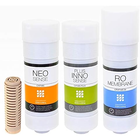 Filter Set XL / for Coway wasseraufbereitungsanlage Replacement Filter wasseranlage chp-06dl,CHP-250L,P-07CL,P-220 / Neodymium Cutter + Plus Inno Cutter + RO Membrane + CERAMIC LGL Cover