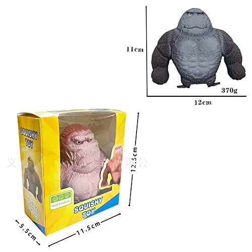 Stretch Gorilla Figure, Monkey Antistress Stretch Toy For Twisting Pulling Bending,Stretchy Gorilla Action Figure For Kids Child Fun Gift(Blue) #TOP1