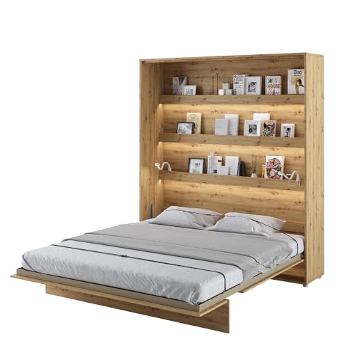 MEBLINI Schrankbett Bed Concept - Wandbett mit Lattenrost -...