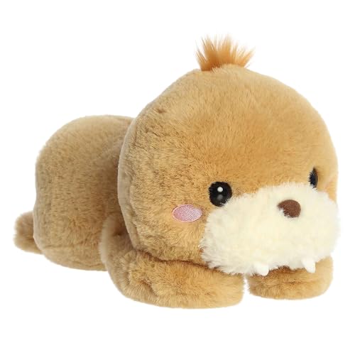 Aurora® Playful Too Cute™ Wully Walrus™ Stuffed Animal - Adorable Characters for Imaginative Play - Perfect for Birthdays, Adults and Kids All Ages - Brown 9.5 Inches