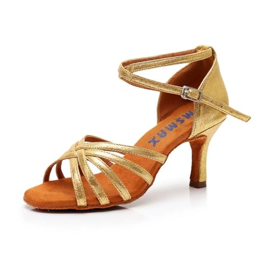 Image of MSMAX Women's Practice Ballroom Dancing Shoes Indoor Performance Latin Dance Shoes for Woman