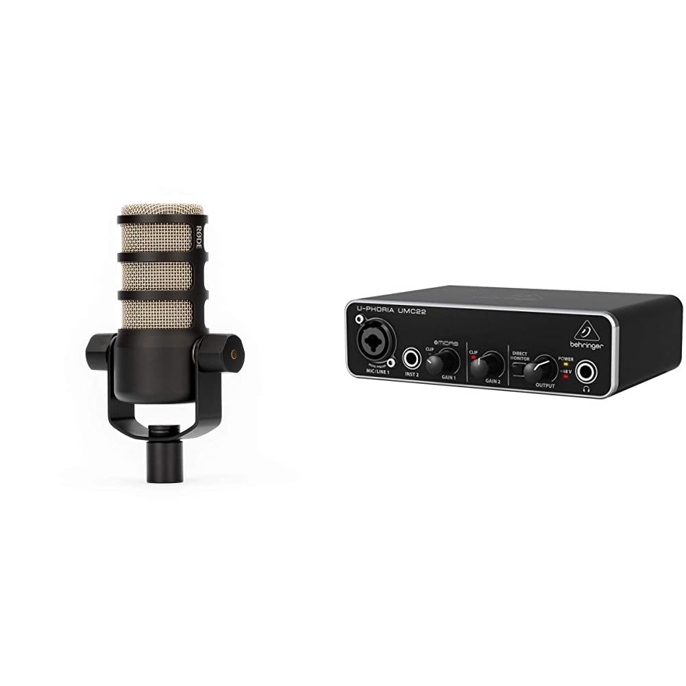 RØDE PodMic Broadcastquality Dynamic Microphone with Integrated Swing