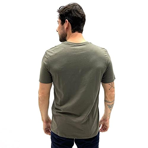 Camiseta MM World básica, Hering, Masculino, Militar, G