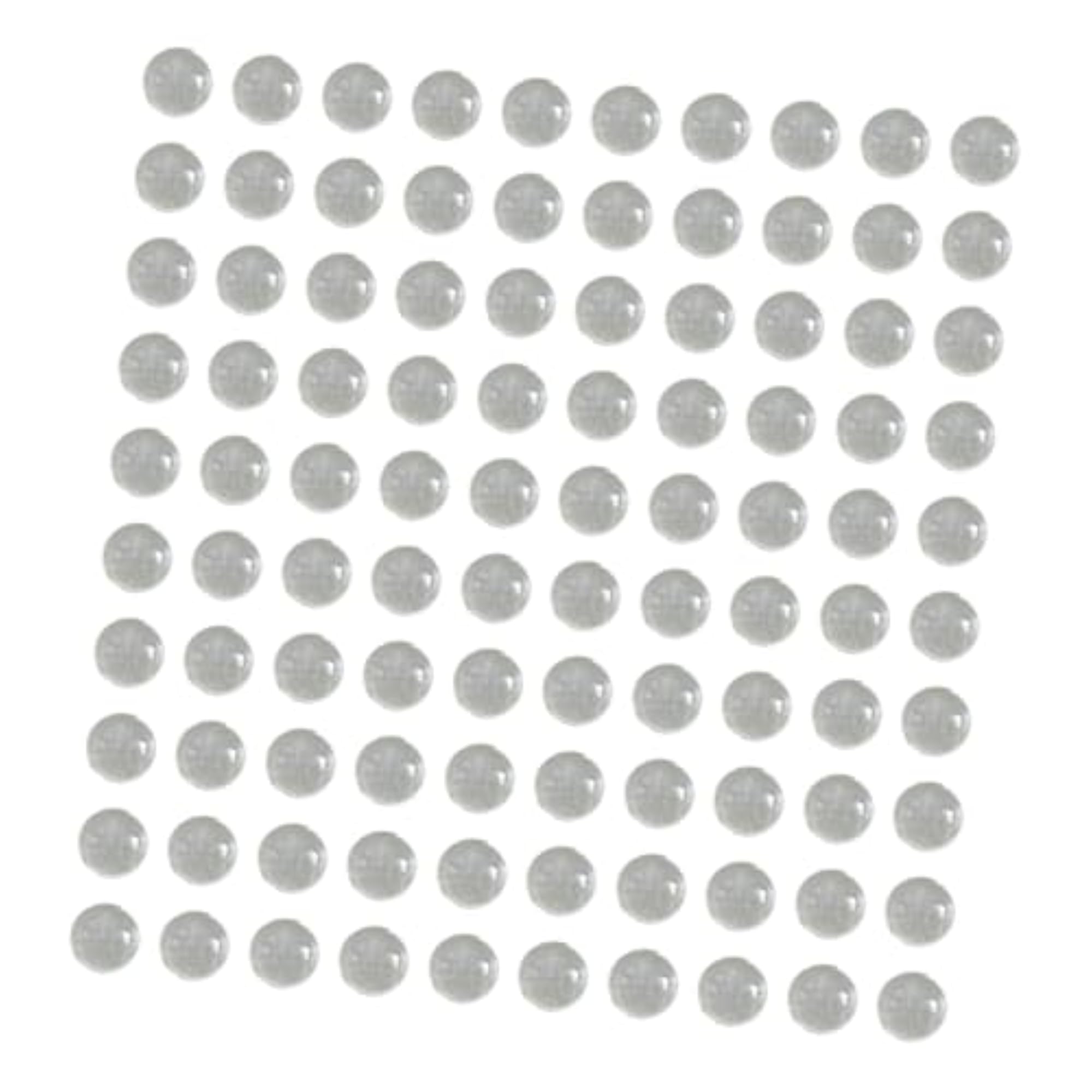 100Pcs Small Glass Beads No Hole for Crafting and Home Decor