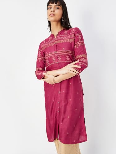 Image of Max Women's Rayon Regular Fit Kurta