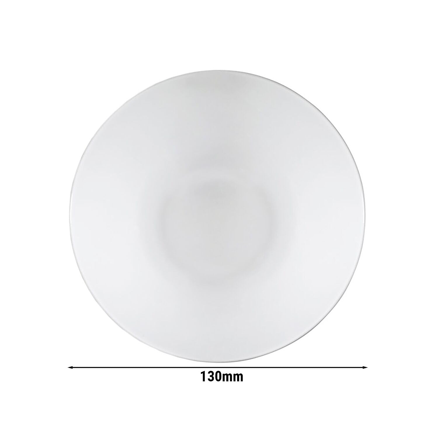 GGM Gastro | DSSPKK14#24 | (24 Stück) PERA Weiß - Desser-/ Salatschale - Ø 130mm - Weiß