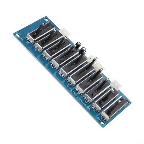 Placa preamplificadora con ecualizador gráfico de 5/10/15 bandas, ajustable por frecuencia, fuente de alimentación dual ±5V a ±15V, entrada y salida para audio de escenario (10 unidades) miniatura 4