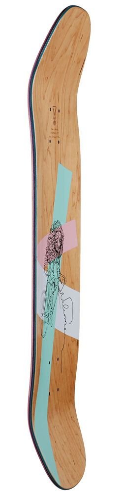 Bienvenue Skateboards Inferno sur Stonecipher Blanc/naturel Planche 21,8 cm