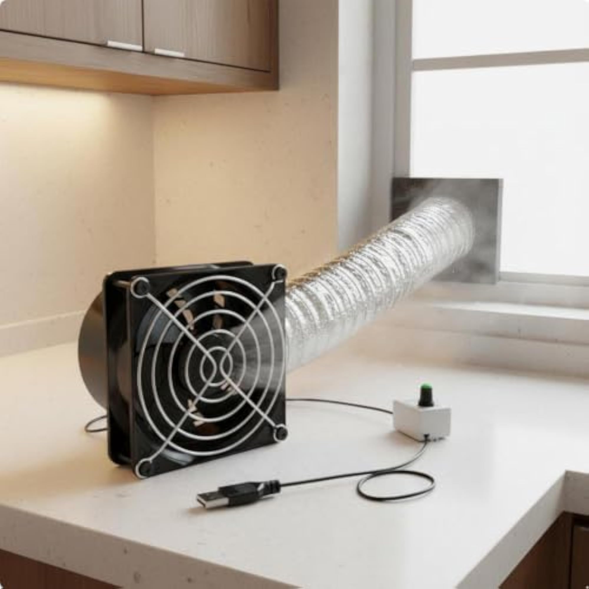 Fume Extractor Fan Installation for Compact Spaces
