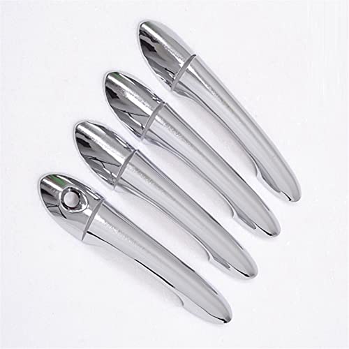 Garniture poignée chrome Sonata 2013 autocollant effet miroir pour accessoires Hyundai