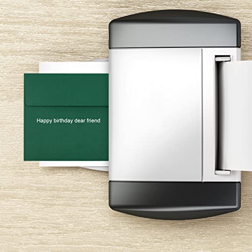 Image of 50 Packs 5x7 Envelopes, A7 5x7 Envelopes for Invitations, Printable Invitation Envelopes Self Seal for Weddings, Invitations, Photos, Greeting Cards, Mailing (Dark Green)