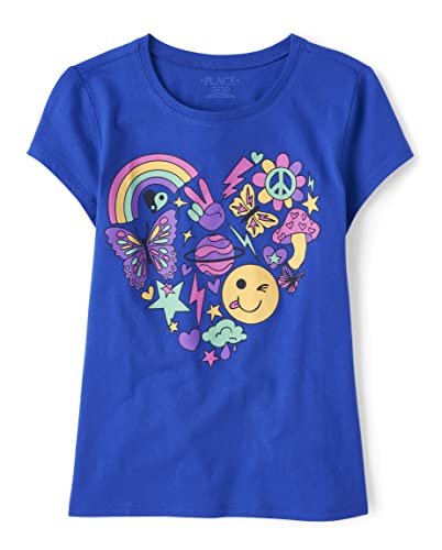 Image of The Children's Place Girls Short Sleeve Graphic T-Shirt