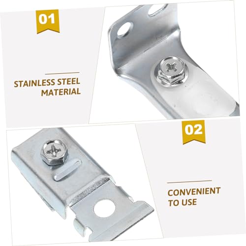 Kit de reparación de herrajes para puerta plegable de clóset con guías pivotantes y ruedas para puertas corredizas, piezas de repuesto duraderas miniatura 5