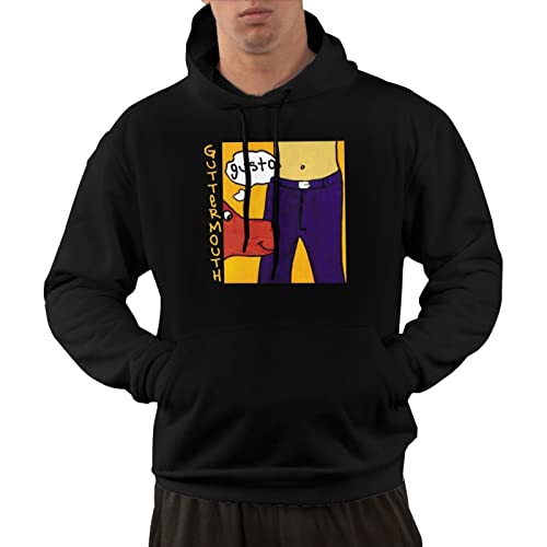 Alandbob Guttermouth Gusto Hoodie Mens Fashion Sweatshirts Long Sleeve Pullover Hoody Black #TOP1