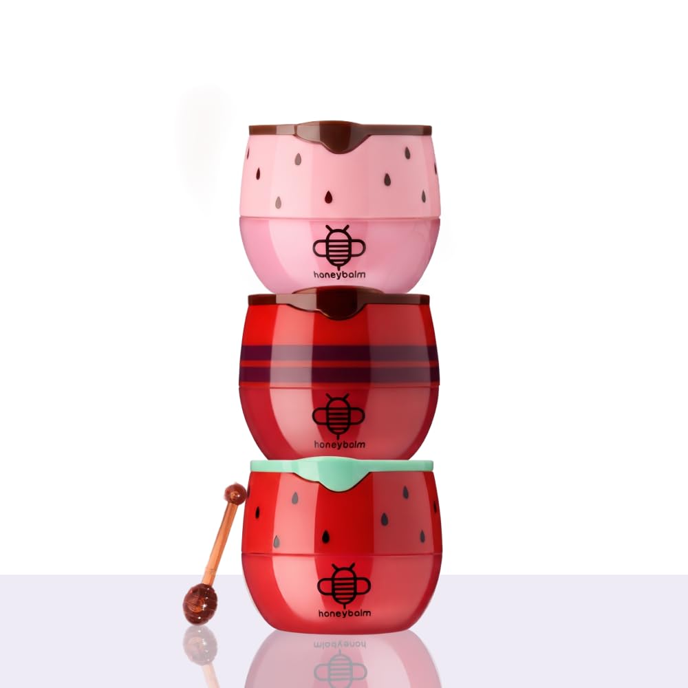 3 PCS Red Fruits Lip Balm Pack - With Applicator