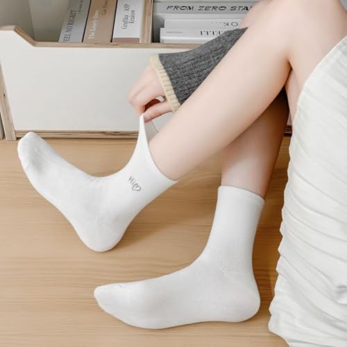 Cotton Sock for Women and Girls, 5 Pack Calf Socks2