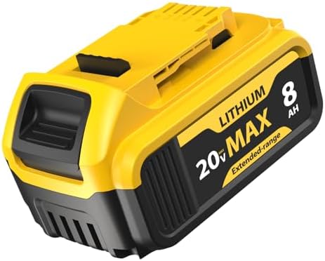 8000mAh Replacement for DeWalt 20V Max Battery- Compatible with D...
