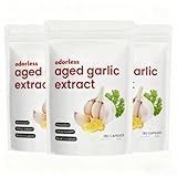 Bio-Knoblauchextrakt, geruchlos, glutenfrei, pflanzlich,3PCS