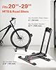 VEVOR Support à Vélo Lot de 2, Porte-vélos Pliable, Compatible avec VTT et Vélos 508-736,6 mm, Support de Rangement de Bicyclette Acier au Carbone, Range Vélo Sol pour Espace Réduit, Entrée, Garage #1