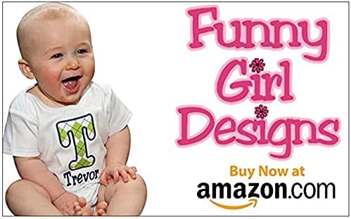 Funny Girl Designs Personalized Embroidered Baby Boys Initial Bodysuit with Matching Hat and Custom Name4