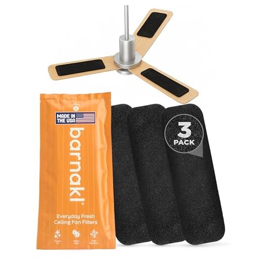 Barnakl Activated Carbon Ceiling Fan Filters