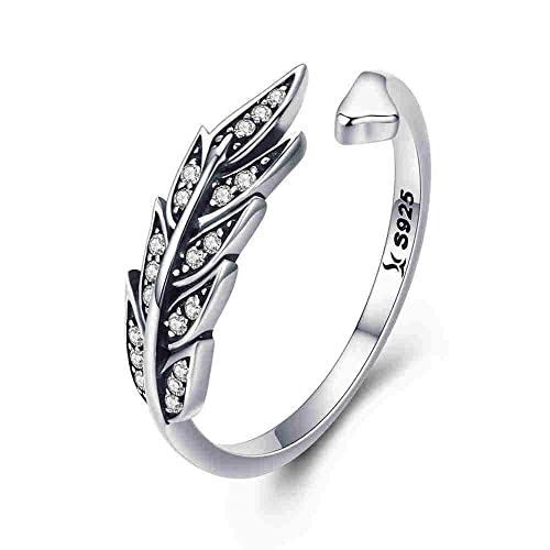 Bague réglable plume femme : finis les problèmes de taille de doigt