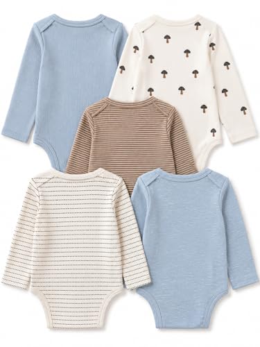 Image of TuddyBuddy 100% Cotton Multi Color Rompers /Bodysuits for Baby Boy & Baby Girl