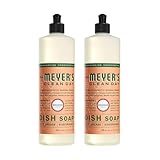 Mrs. Meyer's Clean Day Dish Soap, Geranium, 16 ounce bottle (Pack of 2)