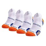 Fixseed Unisex Athletic Sport Socks with Cushioned Low Cut Running Socks for Women Men with Compress