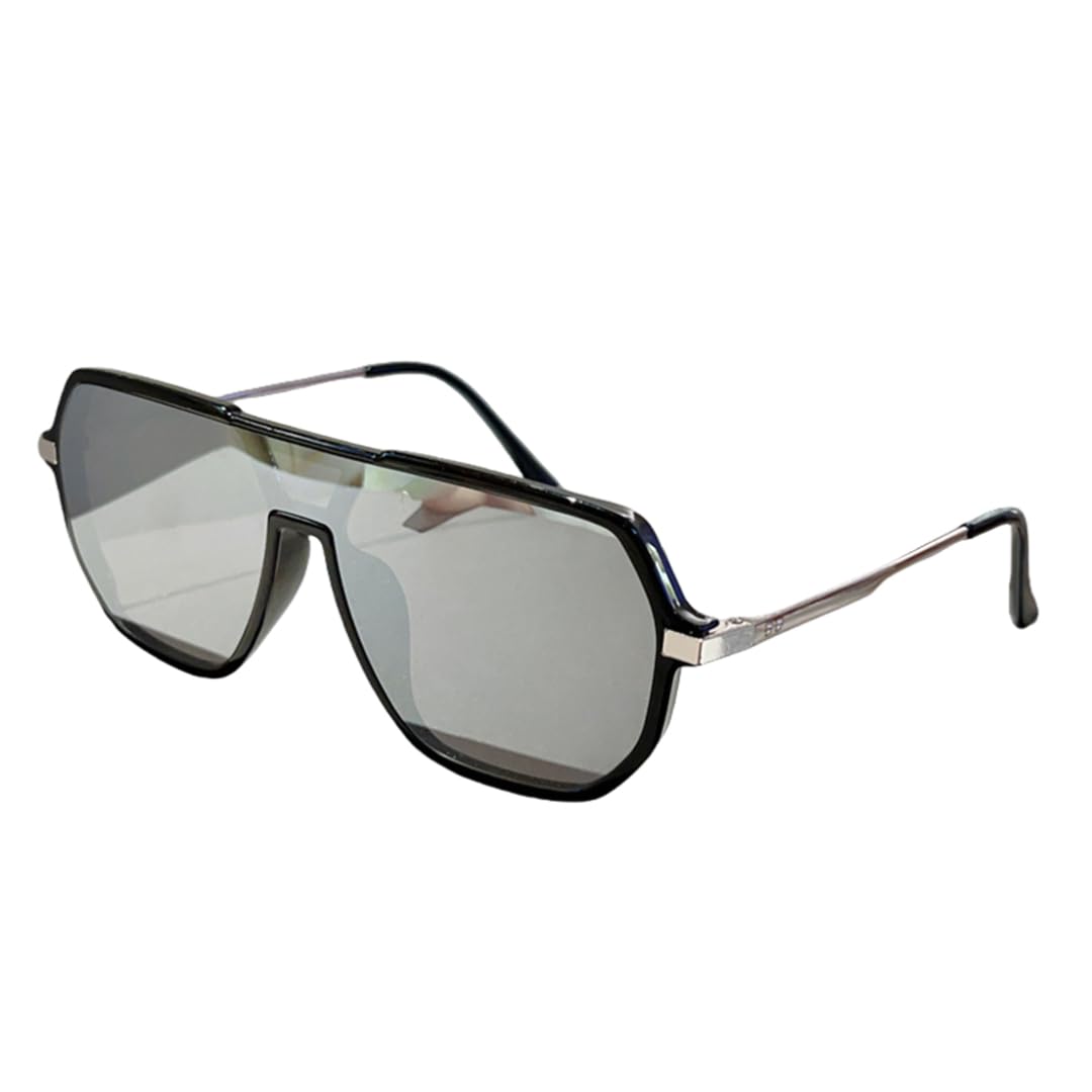 Lunettes de soleil miroir nuances femmes vintage masque monobloc