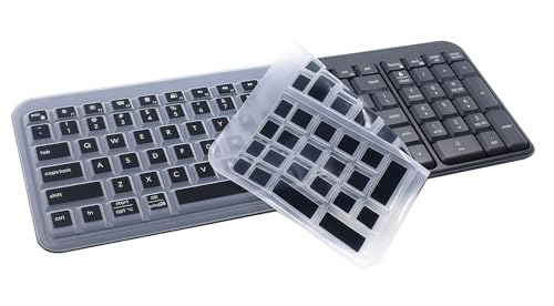 Protector de teclas de silicona para Logitech K250 y MK250 miniatura 3