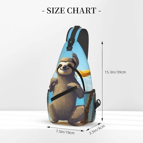 Bolsa Sling para Hombre y Mujer, Mochila Pecho Crossbody miniatura 2