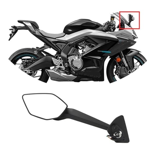 Espejo retrovisor CFMOTO 675SR-R para eliminar puntos ciegos en carretera 4